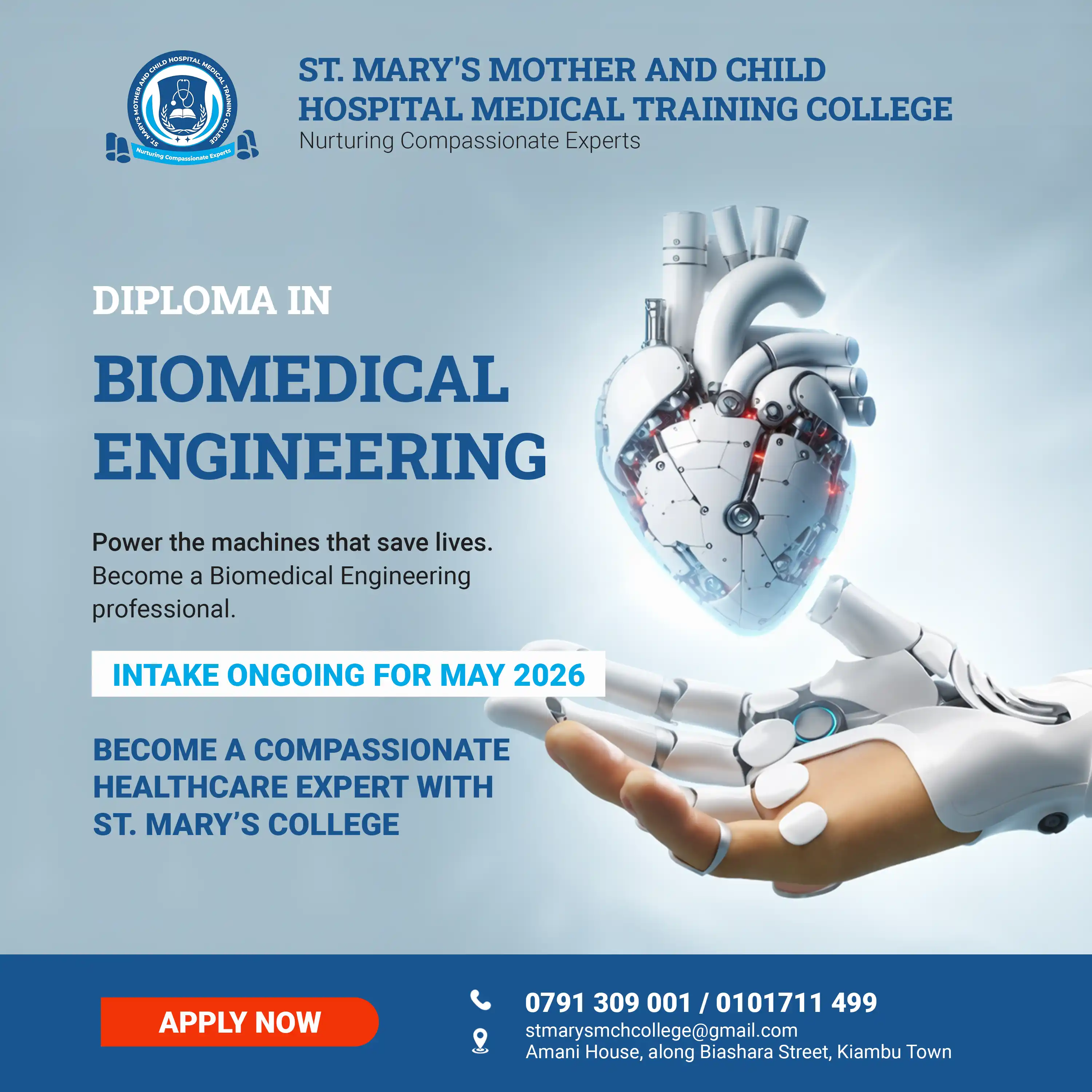 Diploma in Biomedical Engineering